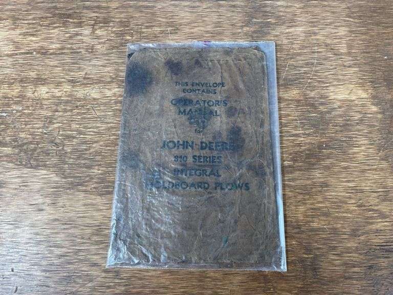 (7) John Deere Manuals