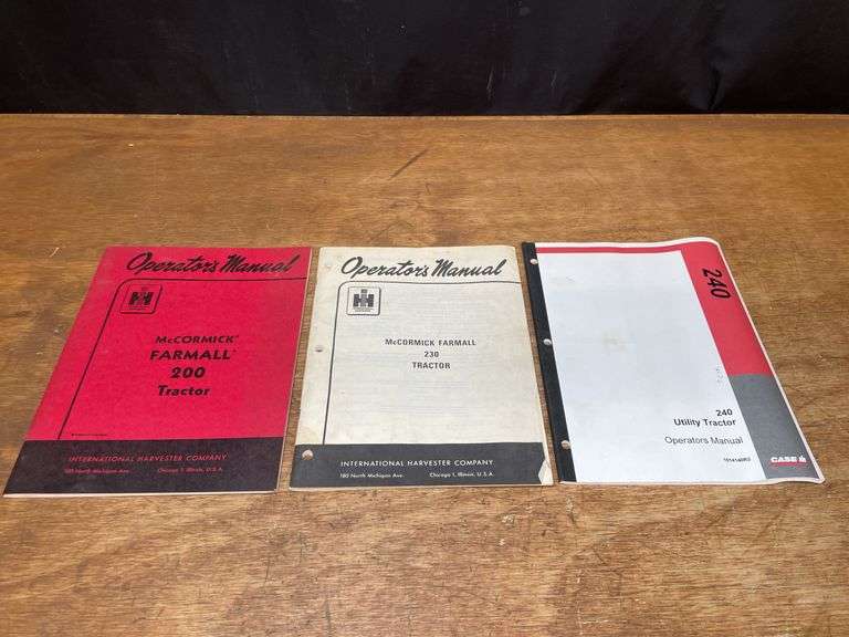 (3) IH + Case-IH Tractor Manuals image