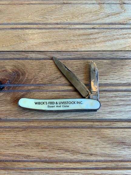 (2) Advertising Pocket Knives