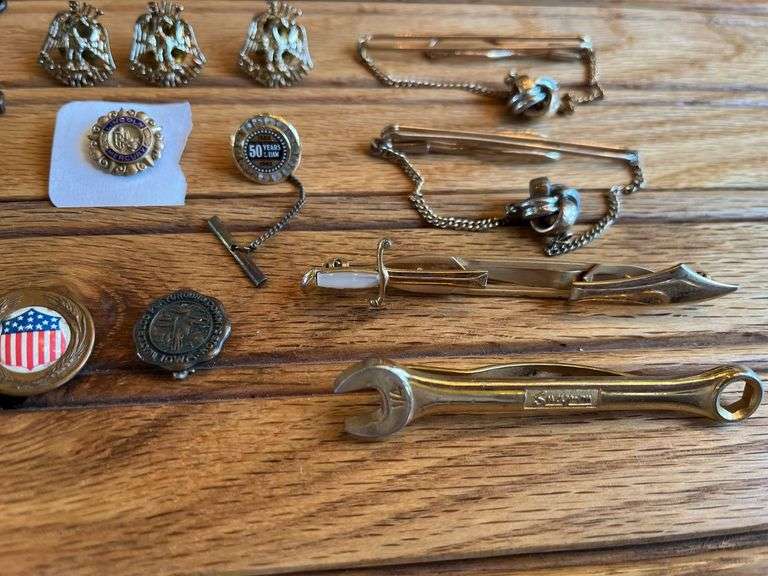 Pins, Tie Clips, Jewelry