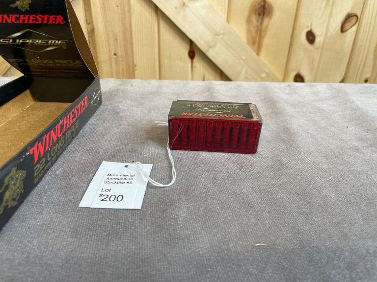 3 Boxes Winchester 32 Gr. HP .22 LR