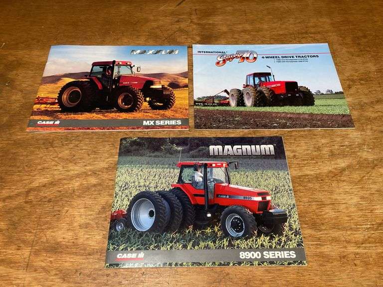 (3) IH + Case-IH Tractor Sales Literature image
