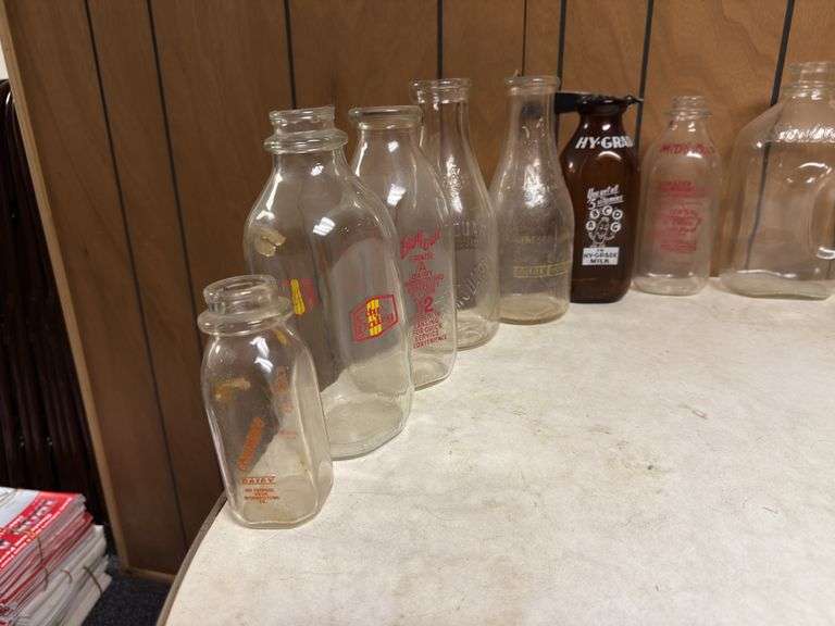 (16) Dairy Bottles