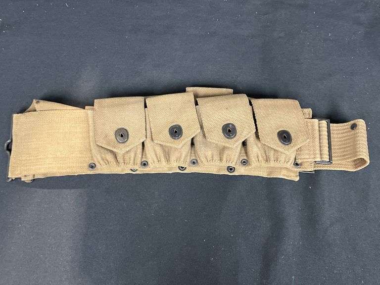 US WW1 ID'd Russell Mfg. Ammo Belt