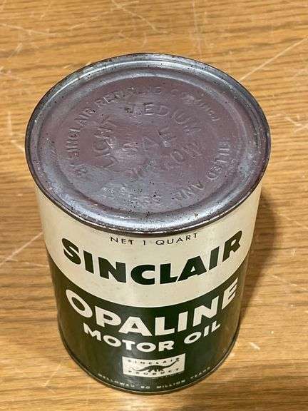 NOS Sinclair Opaline Motor Oil Can