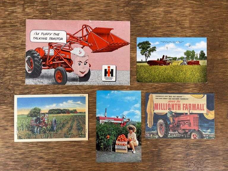 (5) IHC Farmall Postcards image