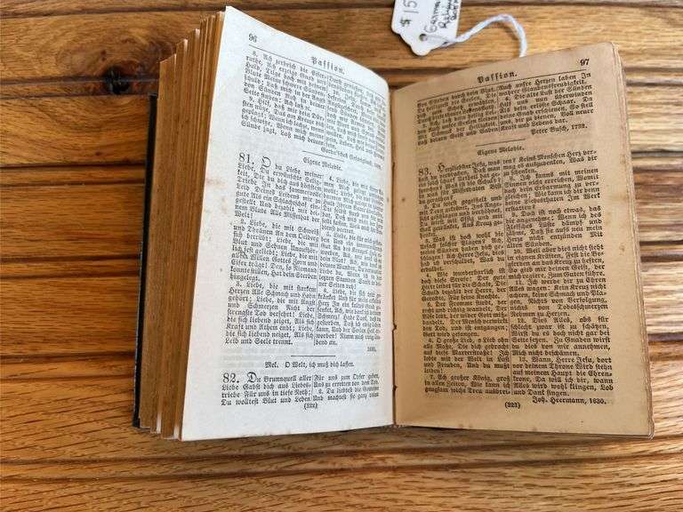 (2) German Bible + Religious Book