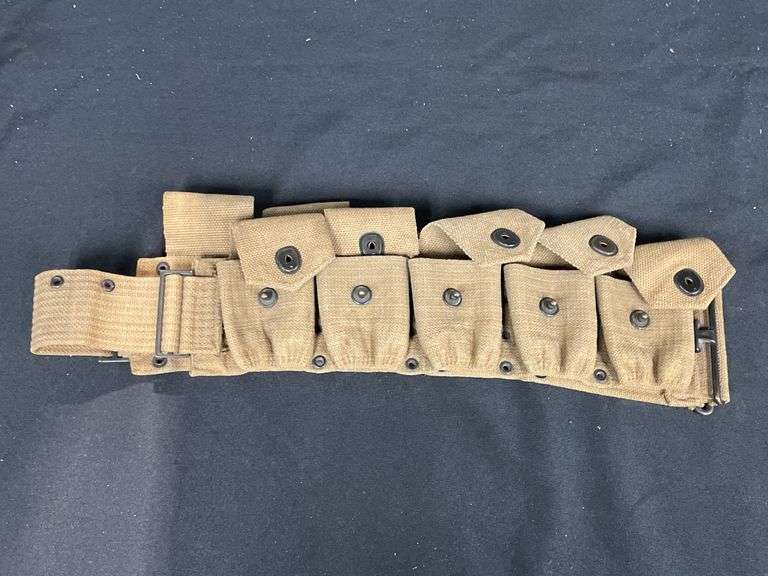 US WW1 ID'd Russell Mfg. Ammo Belt