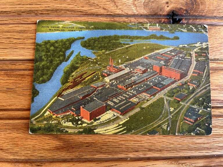 (4) John Deere Postcards