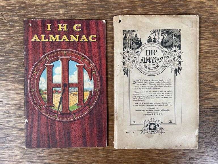 1911 + 1915 IHC Almanacs image