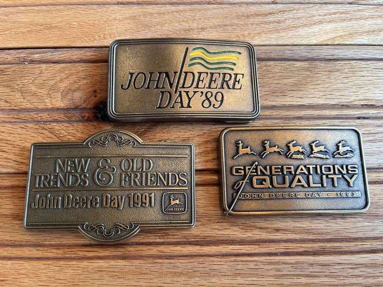 (3) John Deere Day Belt Buckles image