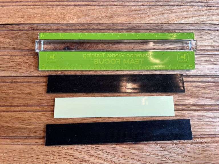 (4) John Deere Rulers