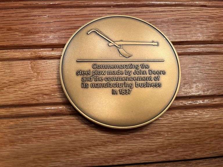 (3) John Deere Medallions