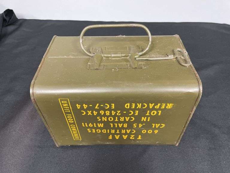 Unopened Spam Can 600 Cartridges US Cal .45 Ball Model 1911 in Cartons