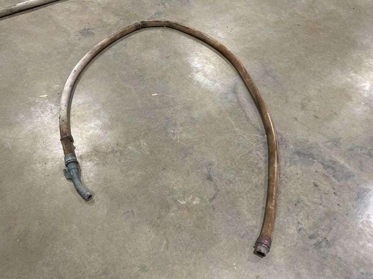 Vintage White Fuel Pump Hose