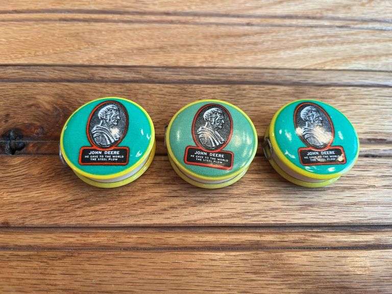 (3) John Deere Tape Measures