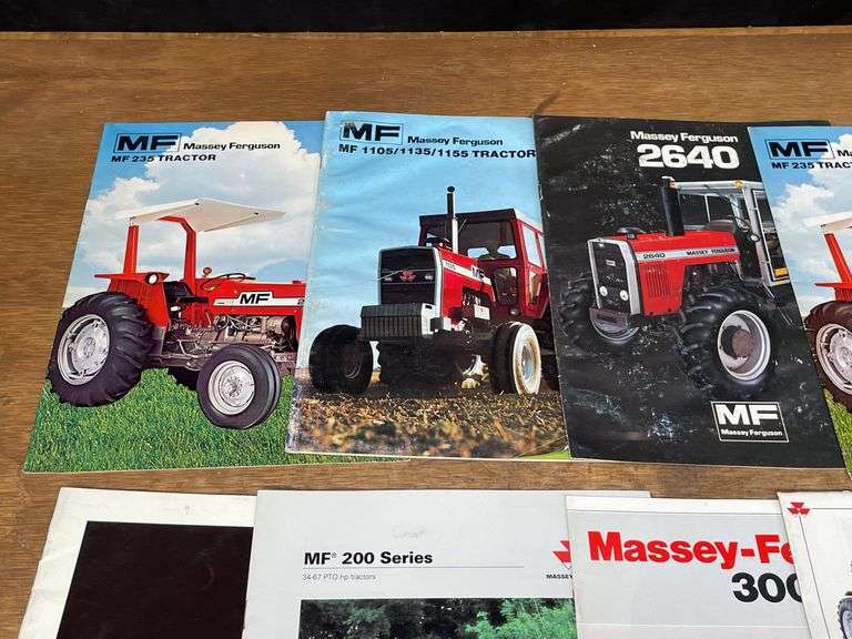 (10) Massey Ferguson Tractor Sales Literature