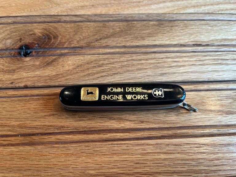 John Deere Engine Works Pocket Knife image