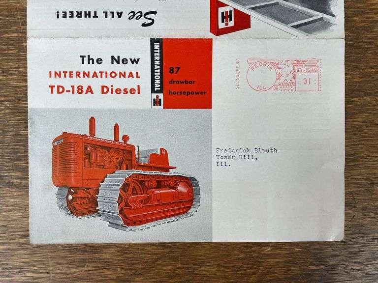IH TD-18A Crawler Sales Literature