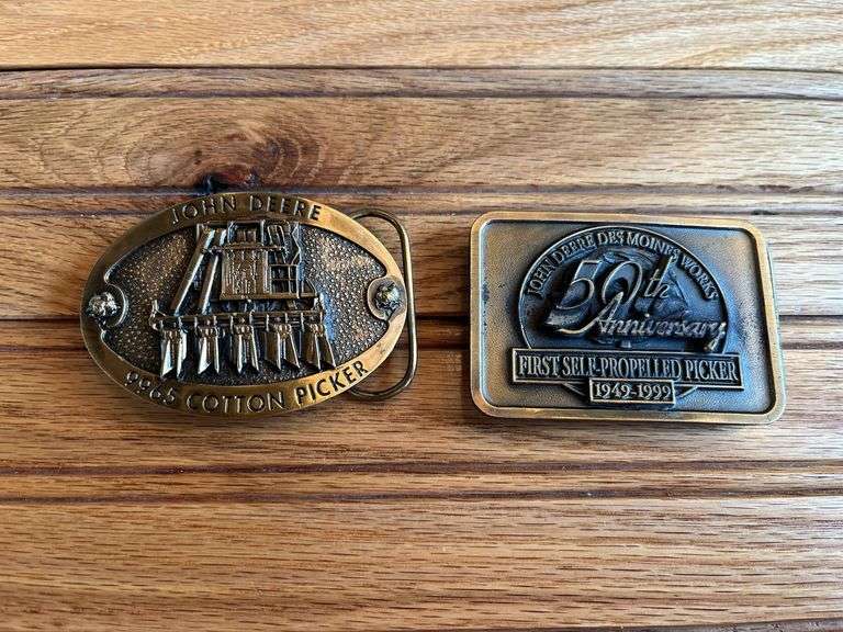 (2) John Deere Belt Buckles image