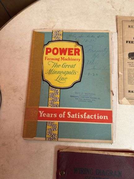 Minneapolis Tractor Literature