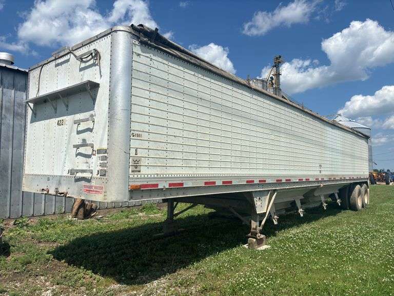 1990 Convert-A-Hauler Wilson Hopper Bottom Semi Trailer image