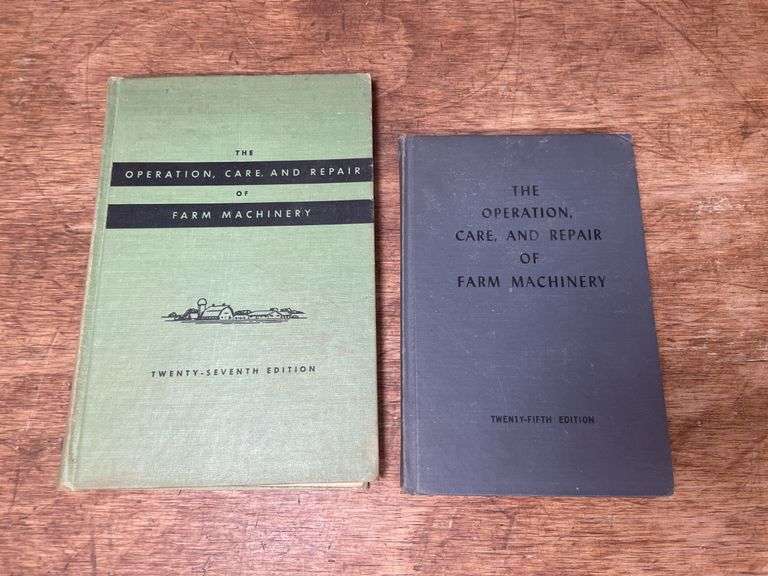 (2) John Deere Operation, Care + Repair of Farm Machinery Books image
