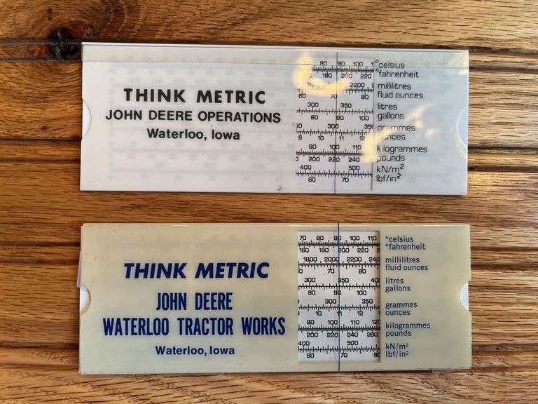 (2) John Deere Metric Converters image