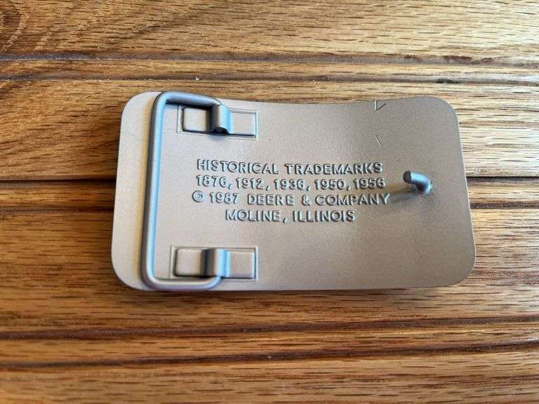 (2) John Deere Belt Buckles