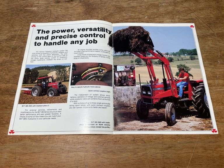 (10) Massey Ferguson Tractor Sales Literature