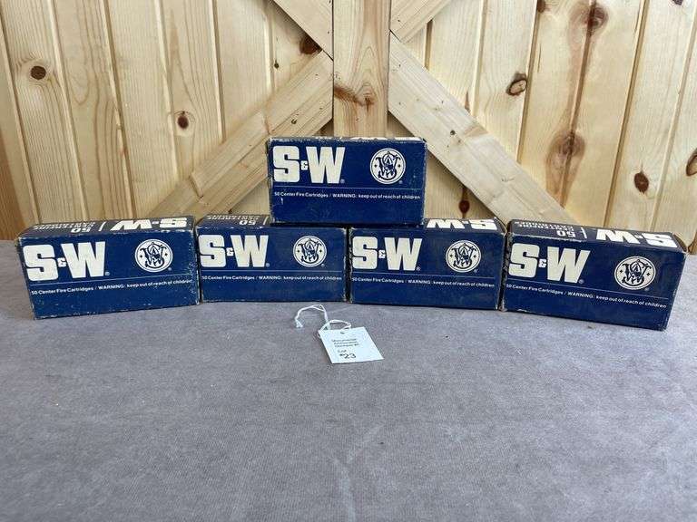 Rare! 5 Boxes S&W 90, 110 Gr. JSP/JHP .357 Magnum
