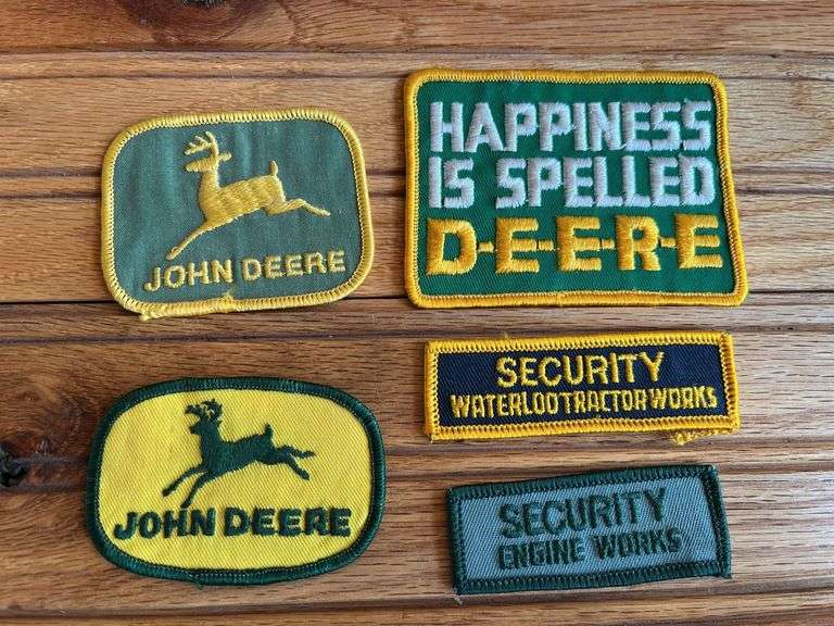 (5) John Deere Patches image
