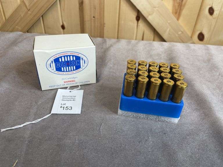 5 Boxes Cor-Bon 320/335 Gr. Penetrator Cast FP .454 Casull