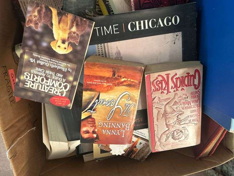 Large Box of Assorted Books