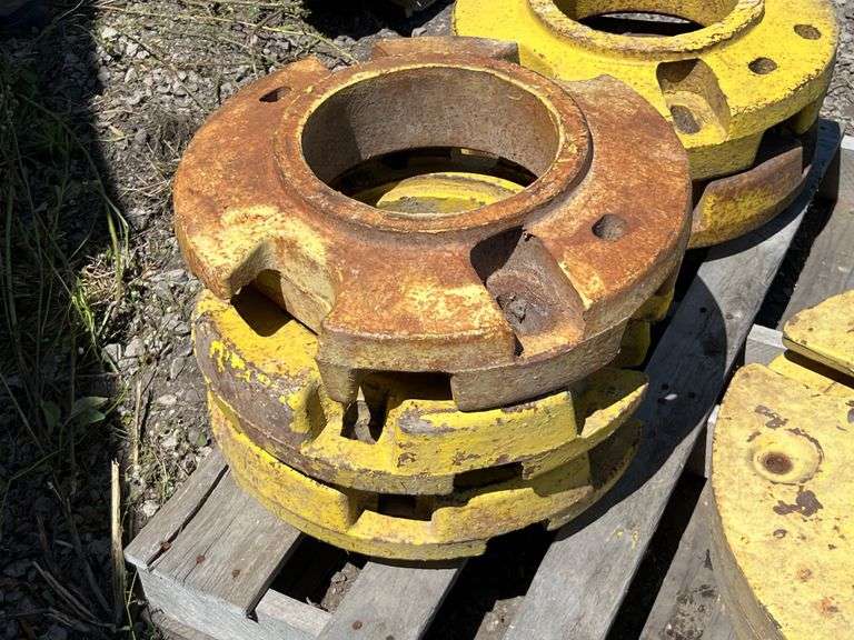 (3) John Deere Wheel Weights image
