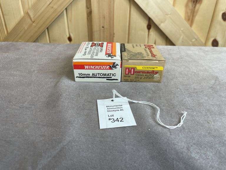 2 Boxes Winchester & Hornady 200 Gr. 10mm Auto