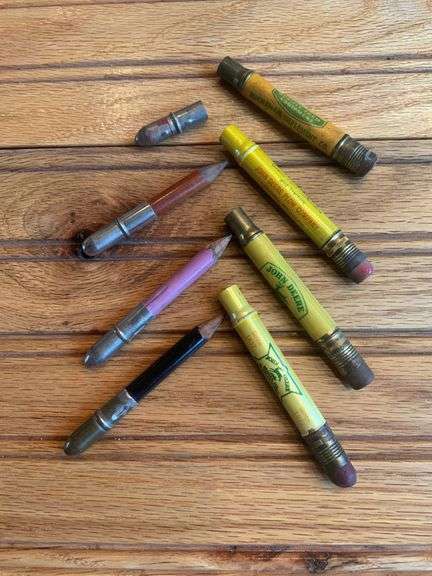 (4) John Deere Bullet Pencils