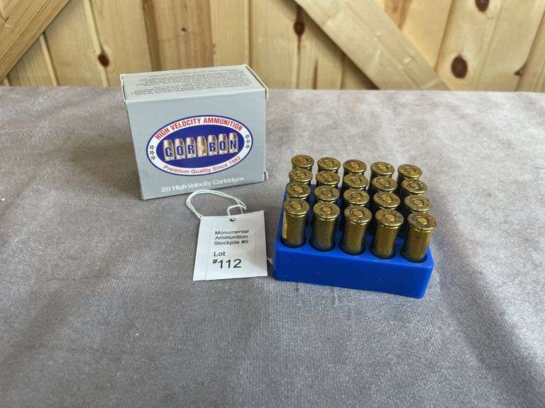 5 Boxes Cor-Bon 225 Gr. DPX .44 Magnum