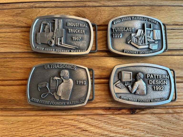 (4) John Deere Belt Buckles image