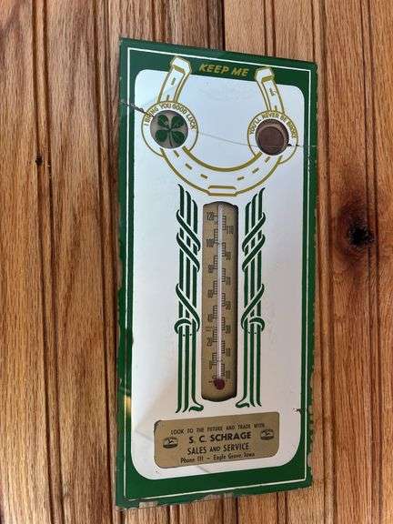 John Deere Mirror Thermometer image