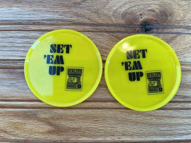 (6) John Deere Coasters