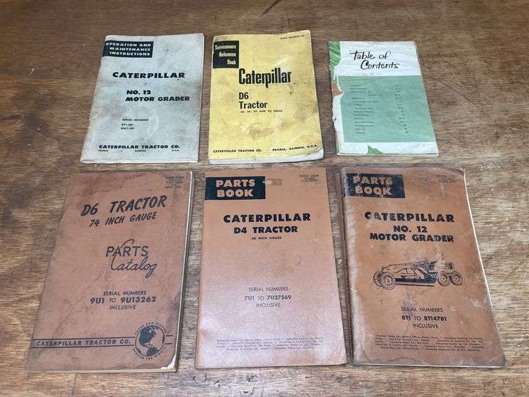 (6) Caterpillar Manuals image