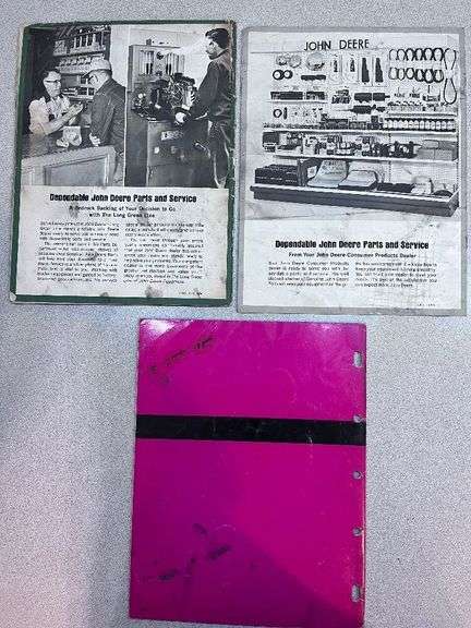 (3) John Deere 112 Manuals