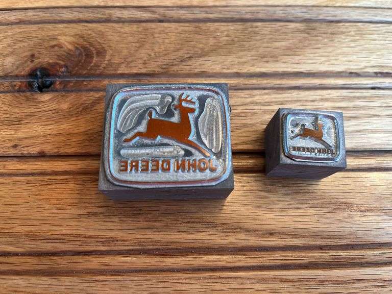 (2) John Deere Printers Blocks image