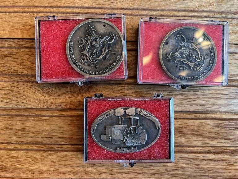(3) John Deere Ornaments image