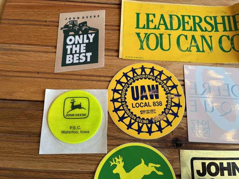 (9) John Deere Stickers