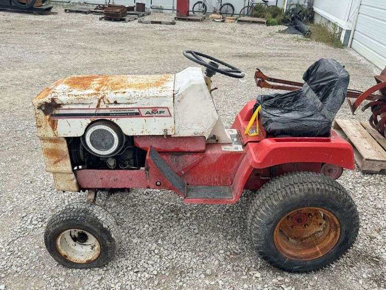 AMF AMFTRAC 1414 Hydrostatic w/ Tiller & Blade