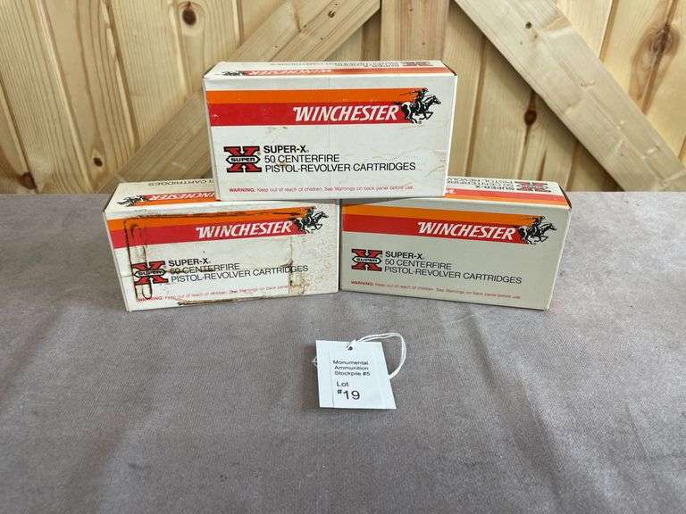 3 Boxes Winchester 95, 110, 158 Gr. HP .38 Special