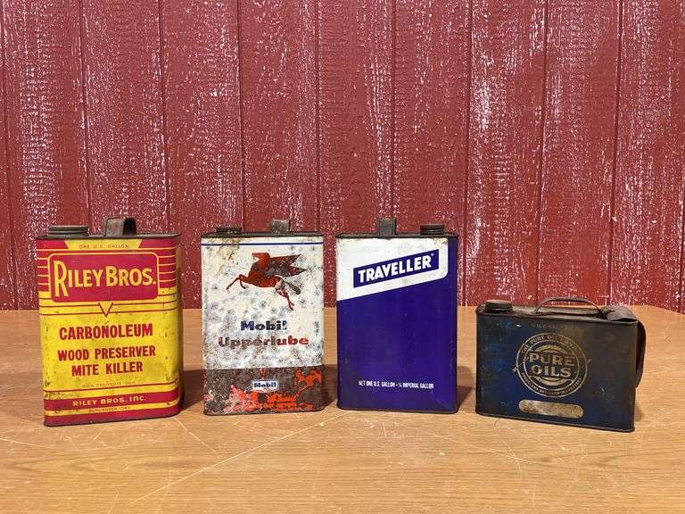 (4) Vintage Oil Cans image