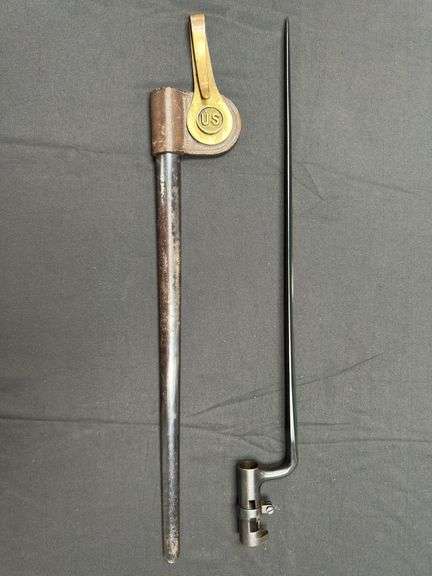 US Model 1873 Springfield Trapdoor Socket Bayonet w/Scabbard image